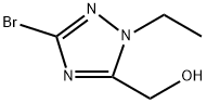 (3-溴-1-乙基-1H-1,2,4-三唑-5-基)甲醇,2639835-85-9,结构式