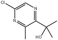 5-Chloro-aa,3-trimethyl-2-pyrazinemethanol 化学構造式