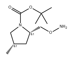 tert-butyl (2S,4S)-2-(aminooxymethyl)-4-methyl-pyrrolidine-1-carboxylate Structure