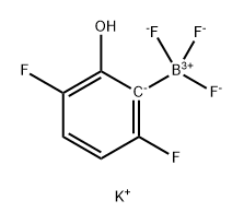 Borate(1-), (3,6-difluoro-2-hydroxyphenyl)trifluoro-, potassium (1:1), (T-4)- Structure