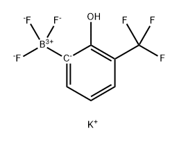 Borate(1-), trifluoro[2-hydroxy-3-(trifluoromethyl)phenyl]-, potassium (1:1), (T-4)- Structure