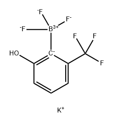 Borate(1-), trifluoro[2-hydroxy-6-(trifluoromethyl)phenyl]-, potassium (1:1), (T-4)- Structure