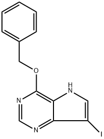 4-(benzyloxy)-7-iodo-5H-pyrrolo[3,2-d]pyrimidine 结构式