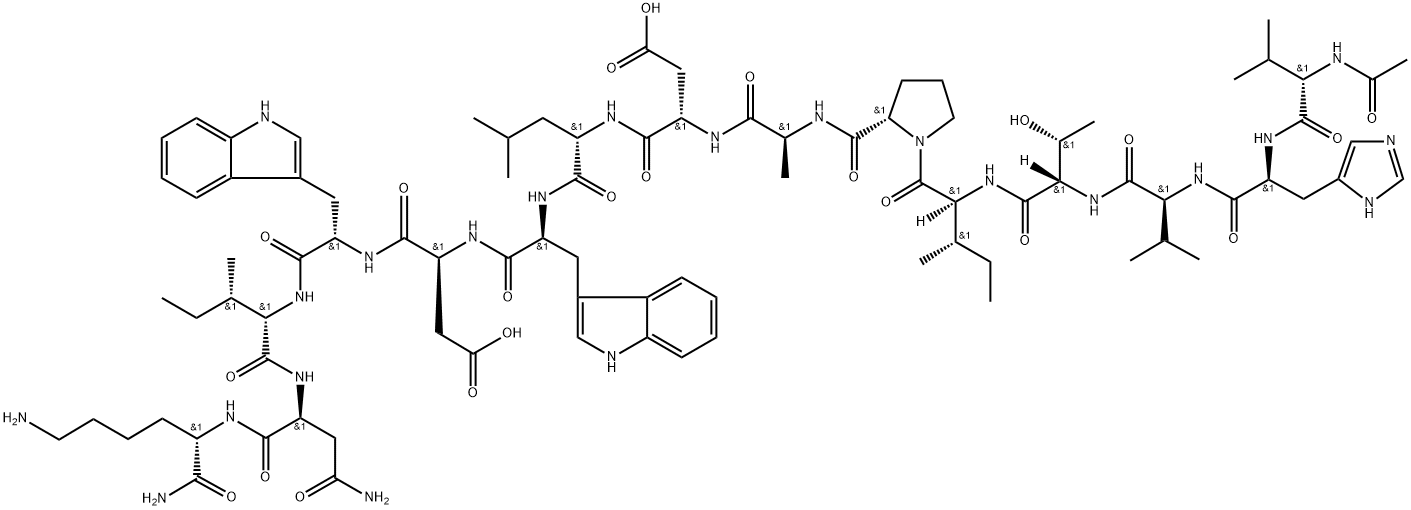 受体拮抗剂多肽EREPDEKINRA,2641313-47-3,结构式