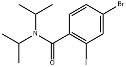 4-Bromo-2-iodo-N,N-bis(1-methylethyl)benzamide,2642435-50-3,结构式