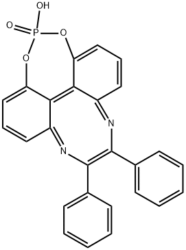 (R)-14-羟基-6,7-二苯基-1,12-(环氧膦氧基)二苯并[E,G][1,4]二氮杂环辛烯 14-氧化物, 2648055-13-2, 结构式