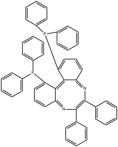 (R)-1,12-双(二苯基膦基)-6,7-二苯基二苯并[E,G][1,4]二氮杂环辛烯,2648055-15-4,结构式