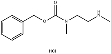 N-甲基-N-[2-(甲基氨基)乙基]氨基甲酸苄酯盐酸盐 结构式