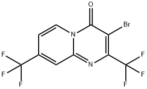 3-溴-2,8-双(三氟甲基)-4H-吡啶并[1,2-A]嘧啶-4-酮,2648788-33-2,结构式