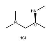 dimethyl[(2S)-2-(methylamino)propyl]amine dihydrochloride Struktur