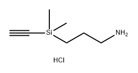 (3-aminopropyl)(ethynyl)dimethylsilane hydrochloride Structure