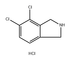 4,5-dichloro-2,3-dihydro-1H-isoindole hydrochloride Structure