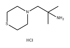 2-甲基-1-硫代吗啉代丙-2-胺盐酸盐,2648945-69-9,结构式