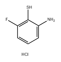 2-amino-6-fluorobenzene-1-thiol hydrochloride Structure