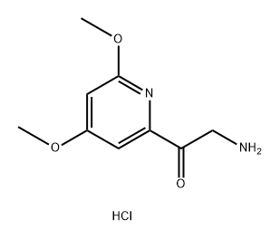 2-amino-1-(4,6-dimethoxypyridin-2-yl)ethan-1-one hydrochloride Structure