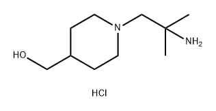 1-(2-amino-2-methylpropyl)piperidin-4-yl]methanol dihydrochloride Structure