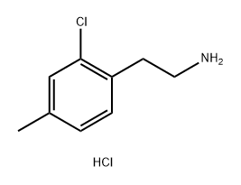 2-(2-chloro-4-methylphenyl)ethan-1-amine hydrochloride Structure