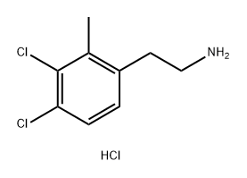 2-(3,4-dichloro-2-methylphenyl)ethan-1-amine hydrochloride Struktur