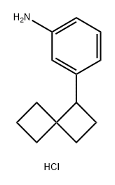 3-{spiro[3.3]heptan-1-yl}aniline hydrochloride 结构式