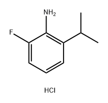 2-fluoro-6-(propan-2-yl)aniline hydrochloride Structure