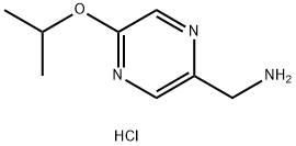 1-[5-(propan-2-yloxy)pyrazin-2-yl]methanamine dihydrochloride Structure