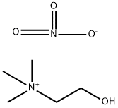 羟乙基三甲基铵硝酸盐 结构式