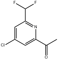 1-(4-氯-6-(二氟甲基)吡啶-2-基)乙-1-酮,2654746-49-1,结构式