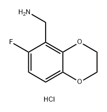 (6-氟-2,3-二氢苯并[B][1,4]二噁英-5-基)甲酰胺盐酸盐, 2657665-78-4, 结构式