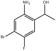 1-(2-氨基-4-溴-5-氟苯基)乙-1-醇,2658494-14-3,结构式