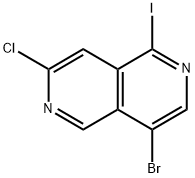 4-溴-7-氯-1-碘-2,6-萘啶, 2660255-77-4, 结构式