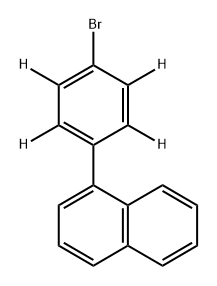 Naphthalene, 8-(4-bromophenyl-2,3,5,6-d4)-|8-(4-溴苯基-2,3,5,6-D4)萘-