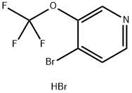 4-溴-3-(三氟甲氧基)吡啶氢溴酸盐,2665660-83-1,结构式