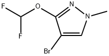 4-溴-3-(二氟甲氧基)-1-甲基-1H-吡唑, 2665661-07-2, 结构式