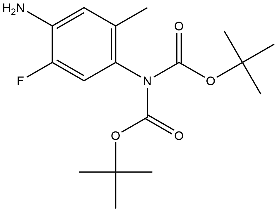 1,3-Bis(1,1-dimethylethyl) 2-(4-amino-5-fluoro-2-methylphenyl)imidodicarbonate|
