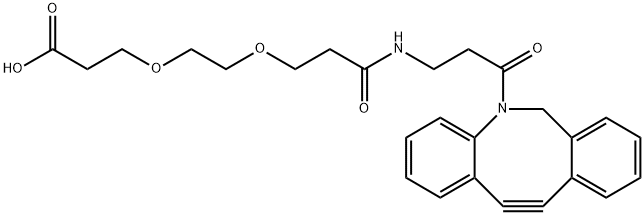 DBCO-NHCO-PEG2-Acid Structure