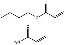 2-丙烯酸丁酯与2-丙烯酰胺的聚合物, 26678-04-6, 结构式