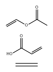 乙烯/丙烯酸/VA 共聚物 结构式
