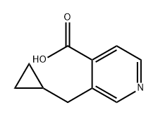 3-(环丙基甲基)异烟酸, 2672572-03-9, 结构式