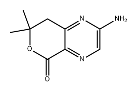 2-Amino-7,7-dimethyl-7,8-dihydro-5H-pyrano[3,4-b]pyrazin-5-one Structure