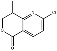 2-Chloro-8-methyl-7,8-dihydro-5H-pyrano[4,3-b]pyridin-5-one Structure