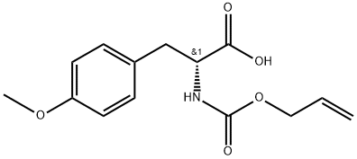 N-Allyloxycarbonyl-4-methoxy-D-phenylalanine Structure