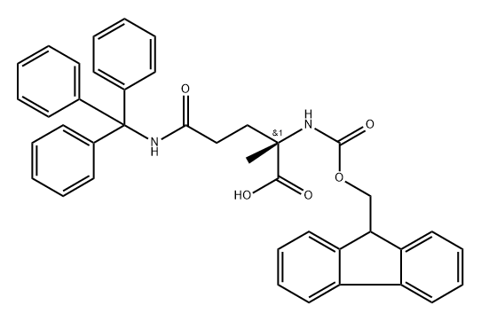 2679950-52-6 (S)-2-((((9H-芴-9-基)甲氧基)羰基)氨基)-2-甲基-5-氧代-5-(三苯甲基氨基)戊酸