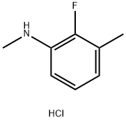 2-fluoro-N,3-dimethylaniline hydrochloride Structure