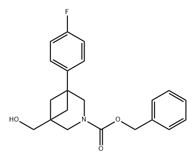 benzyl 1-(4-fluorophenyl)-5-(hydroxymethyl)-3-azabicyclo[3.1.1]heptane-3-carboxylate|