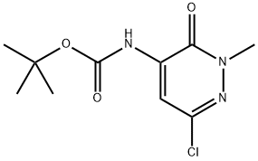 叔丁基(6-氯-2-甲基-3-氧代-2,3-二氢哒嗪-4-基)氨基甲酸, 2680821-04-7, 结构式
