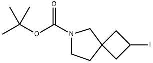 2-碘-6-氮杂螺[3.4]辛烷-6-羧酸叔丁酯 结构式