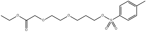 Ethyl 2-(2-(3-(tosyloxy)propoxy)ethoxy)acetate Structure