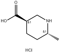 (3R,6R)-6-甲基哌啶-3-羧酸盐酸盐,2682097-03-4,结构式