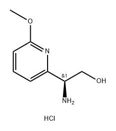 (S)-2-氨基-2-(6-甲氧基吡啶-2-基)乙醇二盐酸盐, 2682097-33-0, 结构式