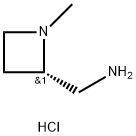 2-Azetidinemethanamine, 1-methyl-, hydrochloride (1:2), (2S)- Struktur